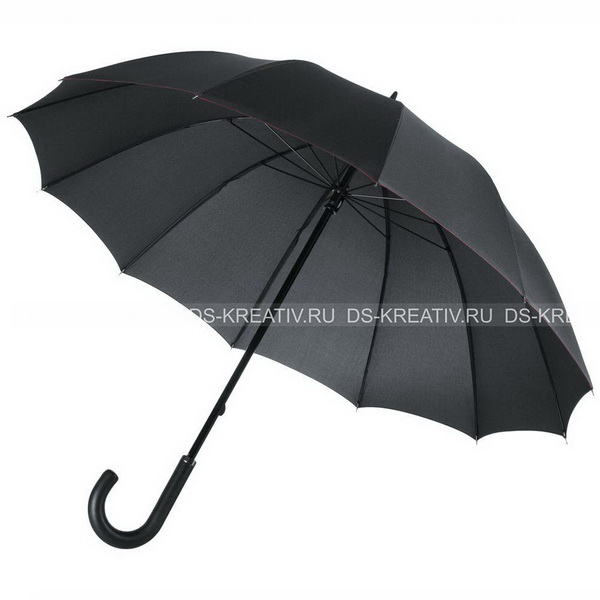 Зонт Lui черный с красным