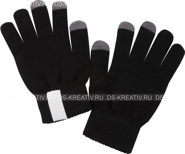 Сенсорные перчатки  черные