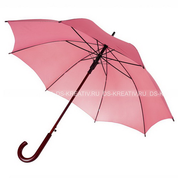 Зонт-трость  розовый