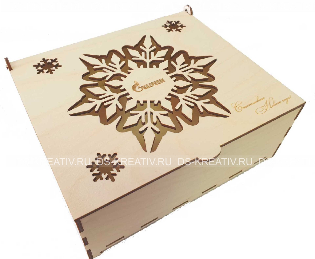 Коробка для подарков `Снежинка`