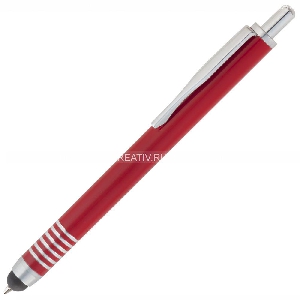 Ручка шариковая Finger со стилусом красная