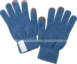 Сенсорные перчатки  синие