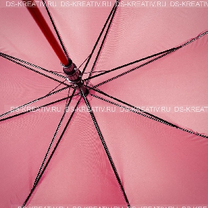 Зонт-трость  розовый, фото №3