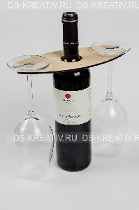 Подставка для бокалов вина из фанеры